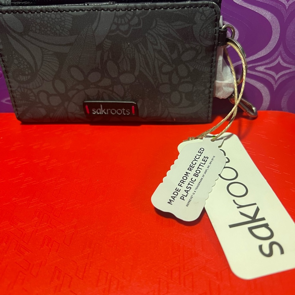 Sakroots black wallet